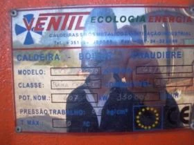 Caldeira Industrial a Biomassa, Ventil - CVT 350.000